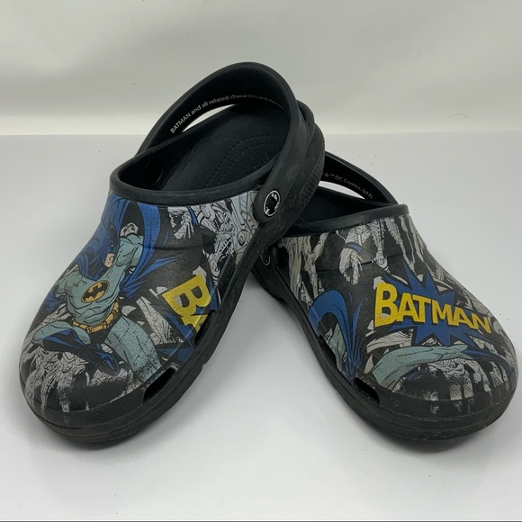 Clog Shoes - Crocs Unisex Classic Batman Clog. M4 W6.